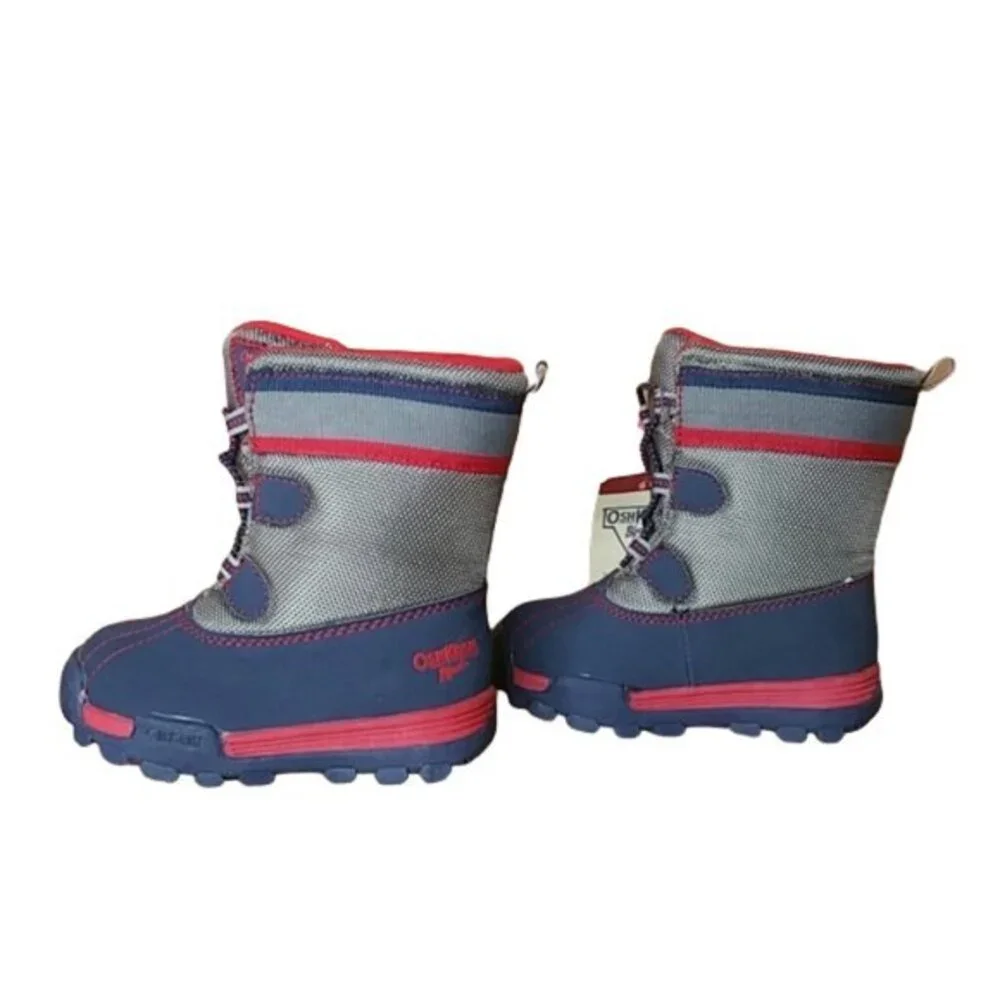NEW OshKosh B'gosh Navy Alfie Winter Boots Size 6